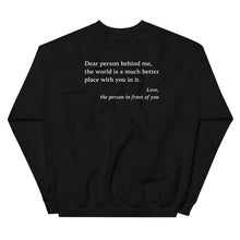 Load image into Gallery viewer, Dear Person Behind Me Sweatshirt
