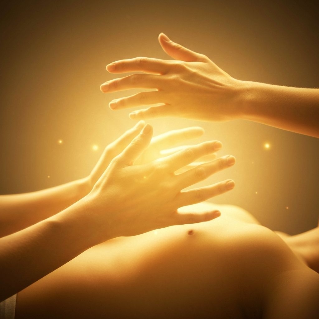 Energy healing session